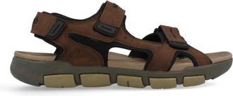 Wrangler Sandale WRANGLER BUSTER SANDAL MEN LOW, Herren, Gr. 40, coffee bean, Synthetik, Schuhe Sandale