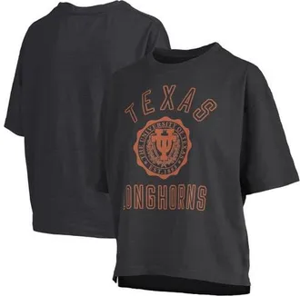Pressbox Womens Pressbox Black Texas Longhorns Motley Crew Bishop Waist Length Oversized Slub T-Shirt at Nordstrom, Size Small