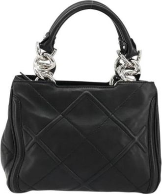 Ferragamo Pre-owned Handbag - unisex - Vintage Handtas - Zwart - ONE Size - Leer - Vintage