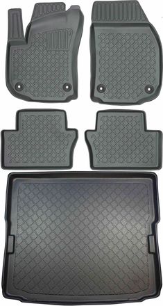OEM Juego De Alfombrillas Para Coche Y Maletero Para Opel Zafira B Minivan (05.2005-2014)