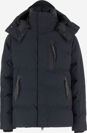 Save The Duck Wattierte Jacke mit Kapuze und mehreren Taschen