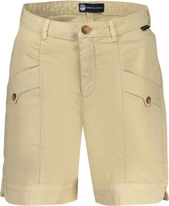 North Sails Cargo Shorts - Dames - Korte Broeken - Beige - 3XL - Korte Broeken