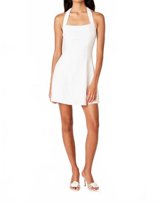 Nia Emil Dress In White