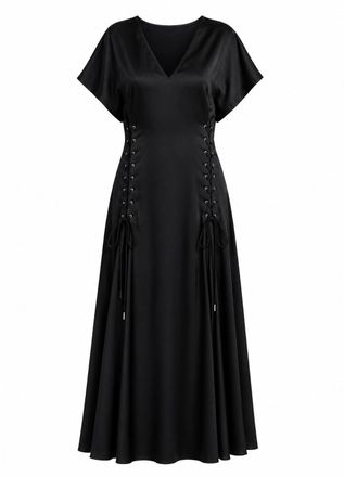 Pinko Arezzo Fluid Twill Satin Dress