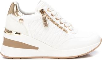 Xti Womens Trainer Sneakers In White