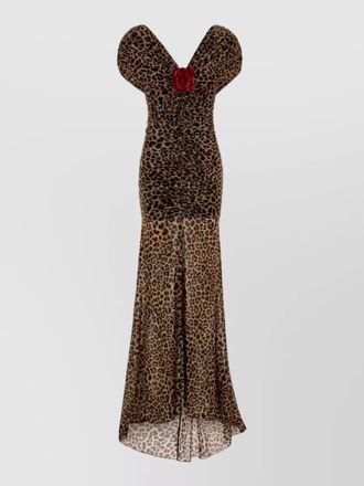 Blumarine printed maxi dress