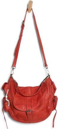 Free People Asher Leather Tote in Rusty Red at Nordstrom