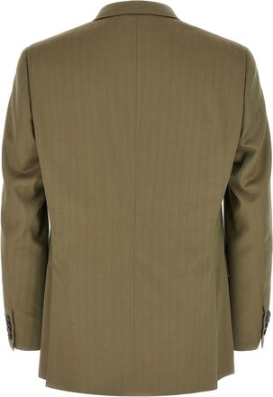 Brioni Mens Bicolor Wool Two-Piece Suit