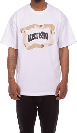 Icecream Taupe Cotton Graphic T-Shirt in White at Nordstrom, Size Xx-Large
