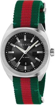 Gucci Gg 2570 Horloge - Heren - Horloges - Grijs - ONE Size - Nylon - Accessoires