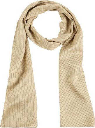 Cortana Zijden Popeline Sjaal - Dames - Zijden sjaals - Beige - M - Accessoires