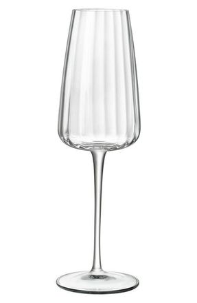 Luigi Bormioli Optica Set of 4 Sparkling Wine Flutes in Clear at Nordstrom