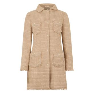 Herno Light Jackets, female, Beige, Size: S Lightweight Coat