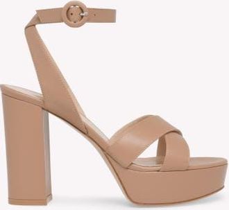 Gianvito Rossi Sabrina Sandal in Pink Nappa at Nordstrom, Size 39.5