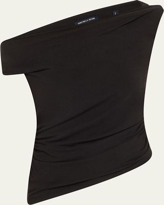 Veronica Beard Delanna One-Shoulder Top