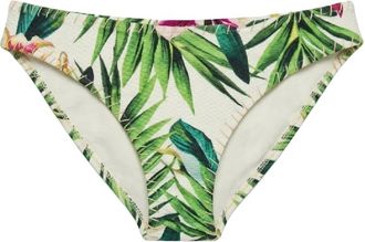 Del Maar Tropische Bikini Bottom met Print - Dames - Bikinis - Veelkleurig - XS - Badmode