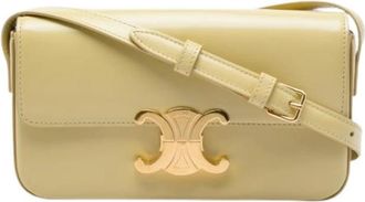 Celine Pre-owned Vintage Schoudertas - Dames - Vintage Schoudertas - Geel - ONE Size - Leer - Vintage