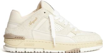 Axel Arigato Area Lo Fluffy Leather-Suede Sneakers