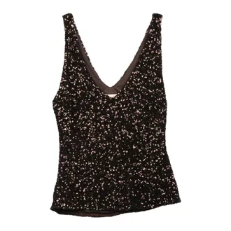 Aniye By Tops, Dames, Bruin, L, Polyester, Top Total Paillettes
