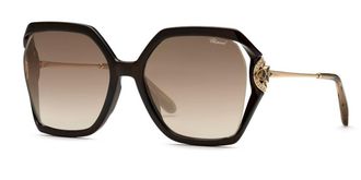 Chopard SCH407S ALVX Mens Sunglasses Grey Size 58