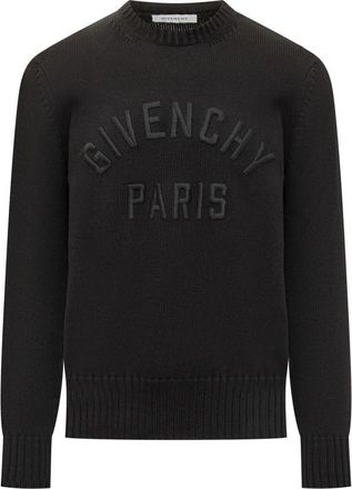 Givenchy Truien & Vesten, Heren, Zwart, L, Katoen, Paris Sweater