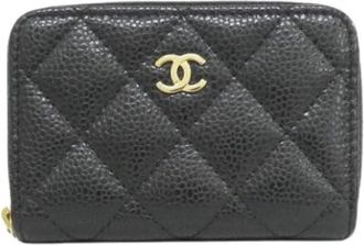 Chanel Pre-owned Wallets, female, Black, Size: ONE SIZE Pre-owned Vintage Wallet