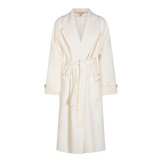 Elisabetta Franchi Coats Milk-Donna