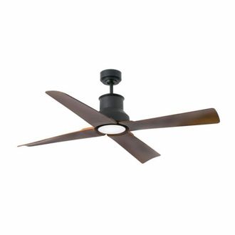Faro Barcelona Ventilador con luz abs PVC y sint&eacute;tico 127cm