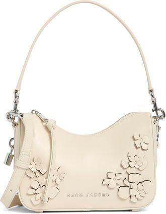 Marc Jacobs Daisy Appliqu&eacute; Small Shoulder Bag in Marshmallow at Nordstrom Rack