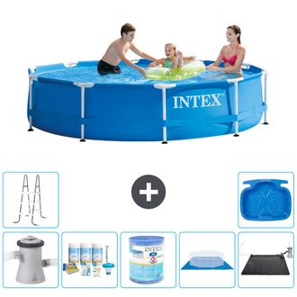 Intex Piscina Con Estructura Redonda - 305x76 Cm - 8-piezas S41658