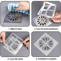 OEM Paquete De 50 Pegatinas Desechables Para Desag&uuml;e De Ducha Y Atrapacabellos, Filtro De Protecci&oacute;n De Desag&uuml;e - Crezuo