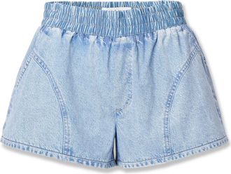 Rag & Bone rb Miramar Flyweight Trompe lOeil Faux Denim Shorts in Shaler at Nordstrom, Size X-Small