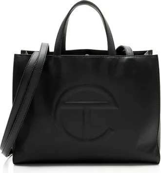 Telfar Faux Leather Medium Shopping Tote