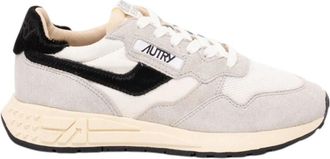 Autry Grey Logo Windspin Low Sneakers