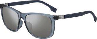 HUGO BOSS BOSS 1617/F/S 0PJPT4 Blue/Silver Mirrored