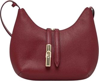 Furla Tassen, Dames, Rood, ONE Size, Leer, Goccia S