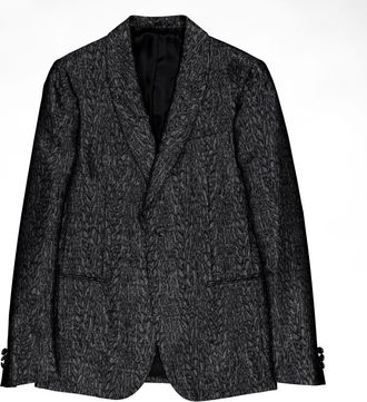 Roberto Cavalli Jacquard Tailored Blazer, Brand Size 50 ( US Size 40 )