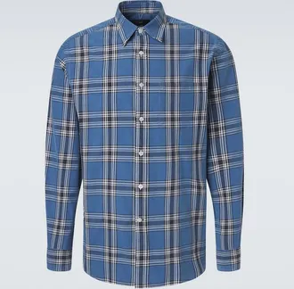 Dunhill Plaid cotton shirt