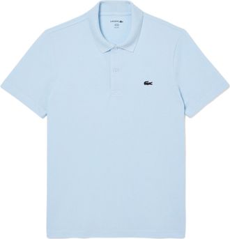 Lacoste Mens Poloshirt - Light Blue Cotton - Size Large