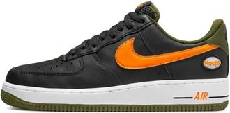 Nike Fitness, Heren, Zwart, 39 EU, Leer, Air Force 1 Low Hoops