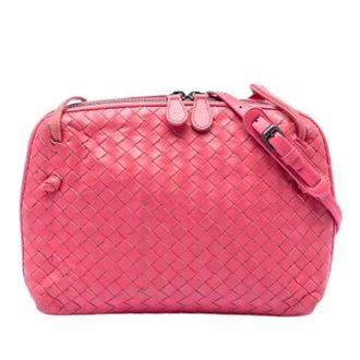 Bottega Veneta Pre-owned Cross Body Bags, female, Pink, Size: ONE SIZE Pre-owned Nodini Crossbody Bag