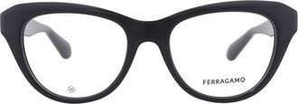 Ferragamo Demo Cat Eye Ladies Eyeglasses SF2989E 001 51