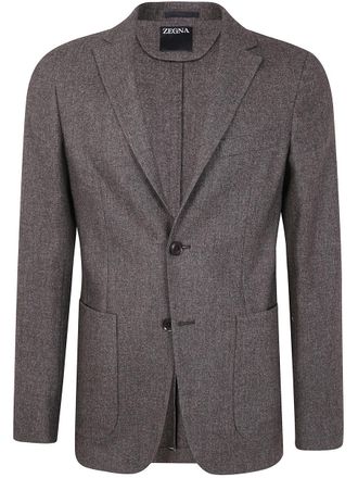 Ermenegildo Zegna Wool Cotton And Cashmere Jacket