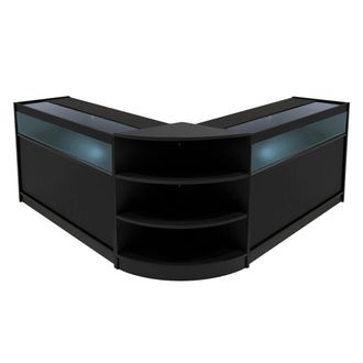 MonsterShop Theseus LED Shop Counter Set LM60 & 2 x B1200 - Black