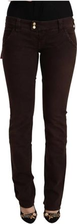 Cycle Elegante Slim Fit Stretch Jeans - Dames - Slim Fit Jeans - Bruin - W29 - Katoen - Jeans