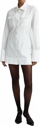 Anna Quan Hillary Mini Dress In Swan