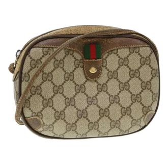 Gucci Pre-owned Cross Body Bags, female, Beige, Size: ONE SIZE Pre-owned Vintage Cross Body Bag