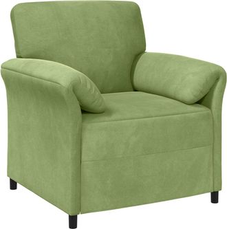 vidaXL Sof&aacute; De Una Plaza Verde Claro 88 X 83 X 95 Cm Terciopelo Vidaxl