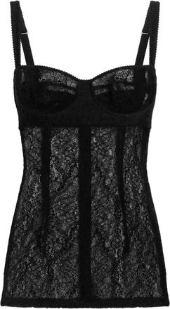 Dolce & Gabbana Corsetto in pizzo - Nero