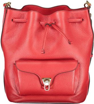 Coccinelle Red Leather Womens Womens Bag